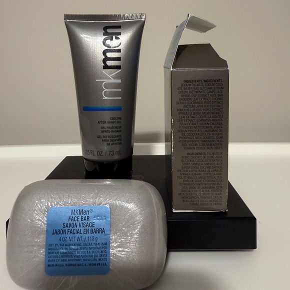 Mary Kay MKMen Face Bar 4 Oz + Cooling After Shave Gel 2.5 Oz NOS Discontinued - Picture 4 of 7